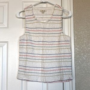 Madewell Rainbow Stripe Tank